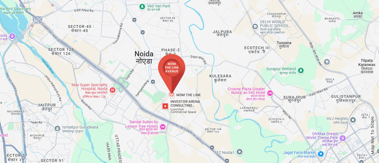 Location map — Noida